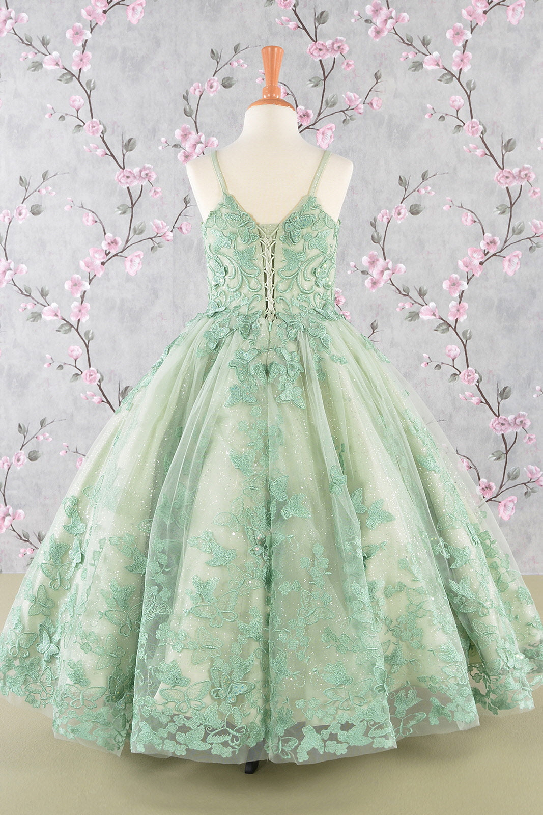 3-D Butterfly Sequin Mesh Kids